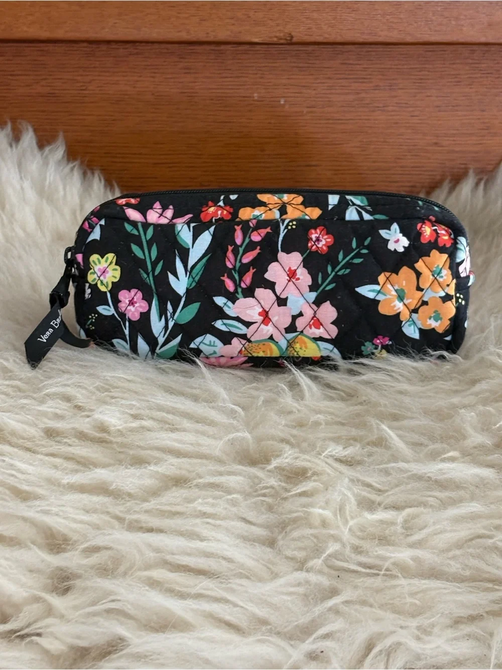 Vera Bradley ‘Tangerine Twist’ Travel Makeup Bag Set